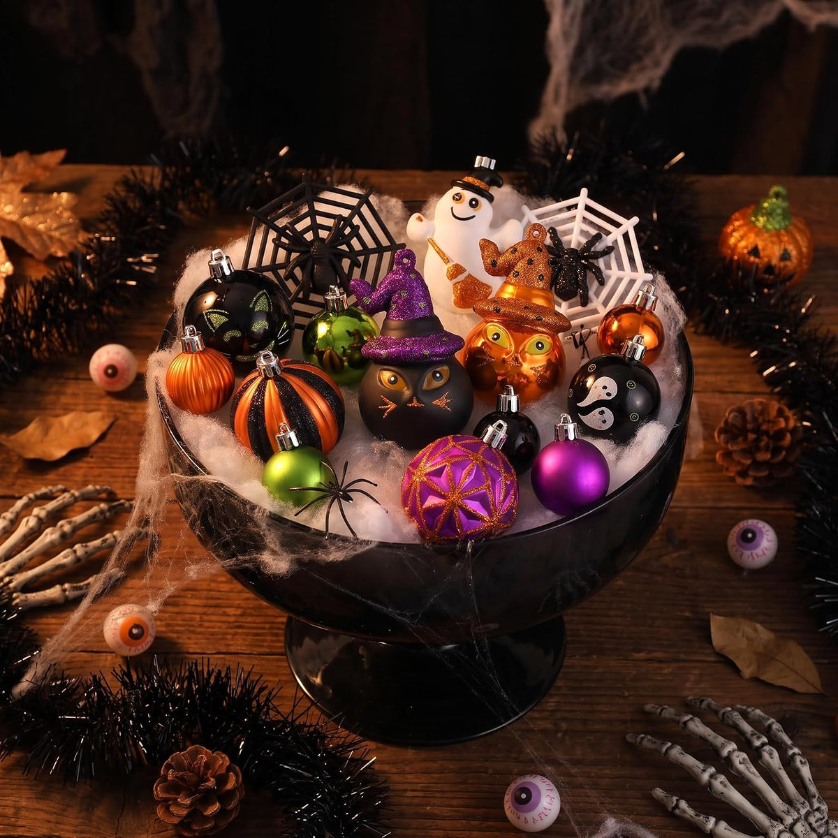 Valery Madelyn 40ct Large Halloween Ornaments Shatterproof Tree Decorations