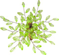 Napkin Rings Set of 6 for Dining Table Decoration Parties Everyday Metal Napkin Holder Leaf Green (Pack of 6)