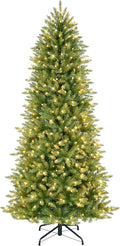 puleo international 6.5ft pre-lit slim fraser fir artificial, main product view