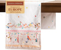 Maison d' Hermine Table Runner 100% Cotton Double Layer Table Runners 108 inches Long Decorative for Home Kitchen Dining Party Wedding Bridal Shower Spring Summer (Ibiza - Beige, 14.50" x 108")