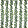 dearhouse 6 pack faux eucalyptus garland plant, artificial, main product view