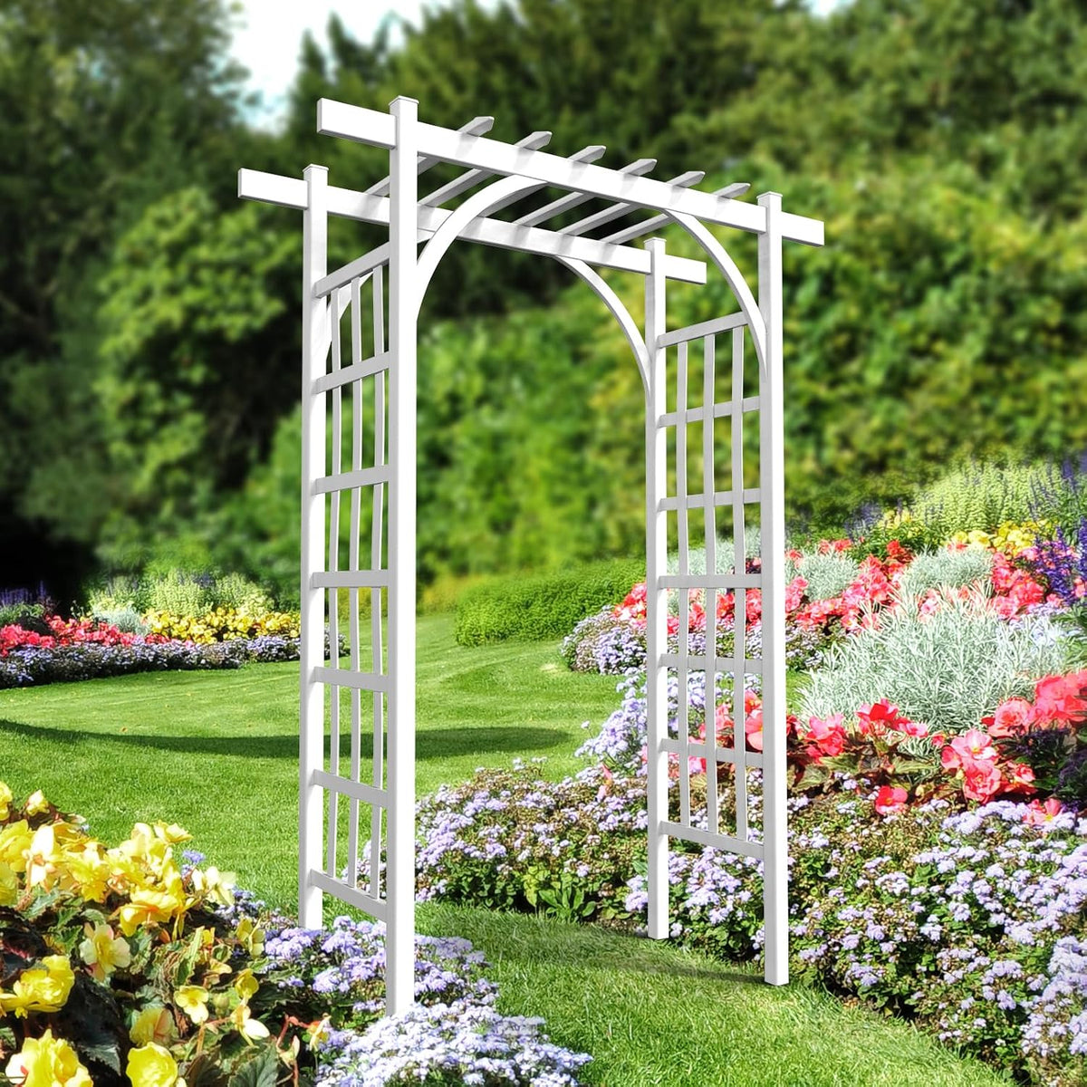 vingli garden arbor, pvc wedding arch for ceremony, main product view