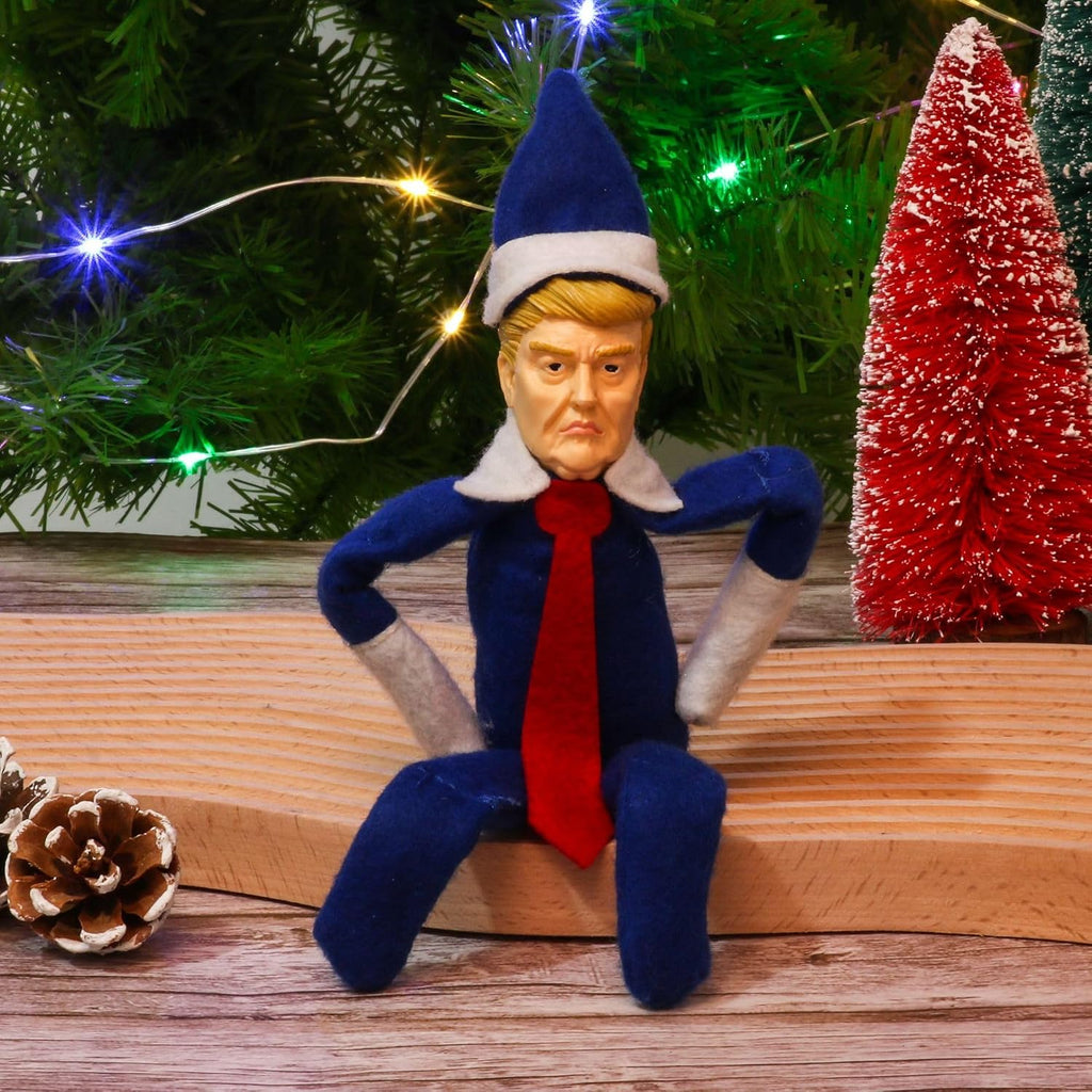 About Stump Elf Decorations,Christmas Tree Ornaments,Make The Holidays Great Again,Funny Gag Gifts for Christmas Tree,Holiday Decoration