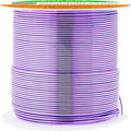 Mandala Crafts 22 Gauge Anodized Aluminum Craft Wire for Jewelry Making - 100 FT Colored Flexible Lavender Wire - Bendable for Bonsai Armature Crafting Sculpting