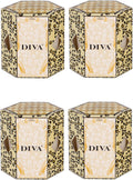 Tyler Candle Company 16111 Diva 2 Ounce Boxed Votive Candle, Pack of 4