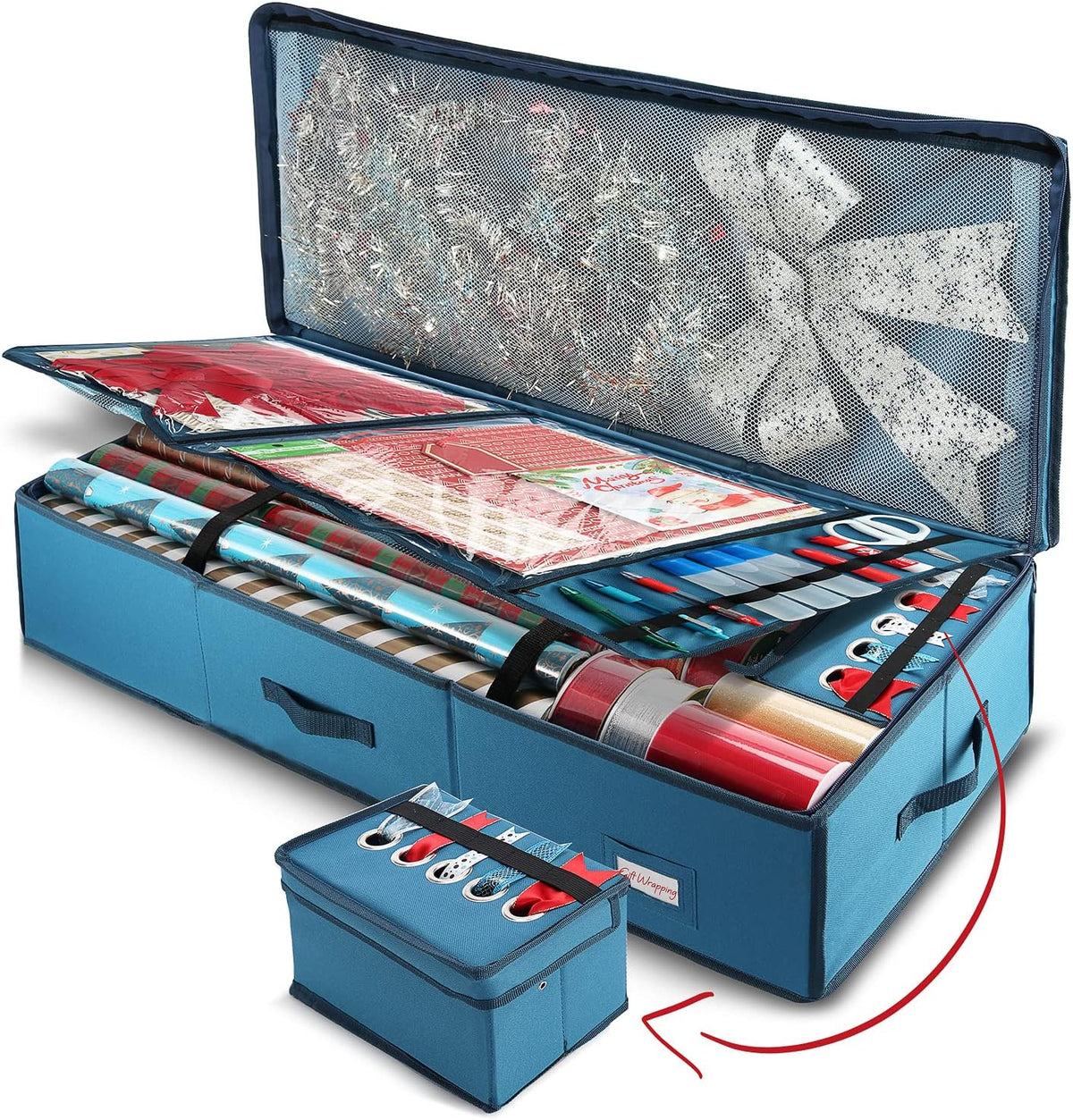 hearth & harbor wrapping paper storage container, main product view