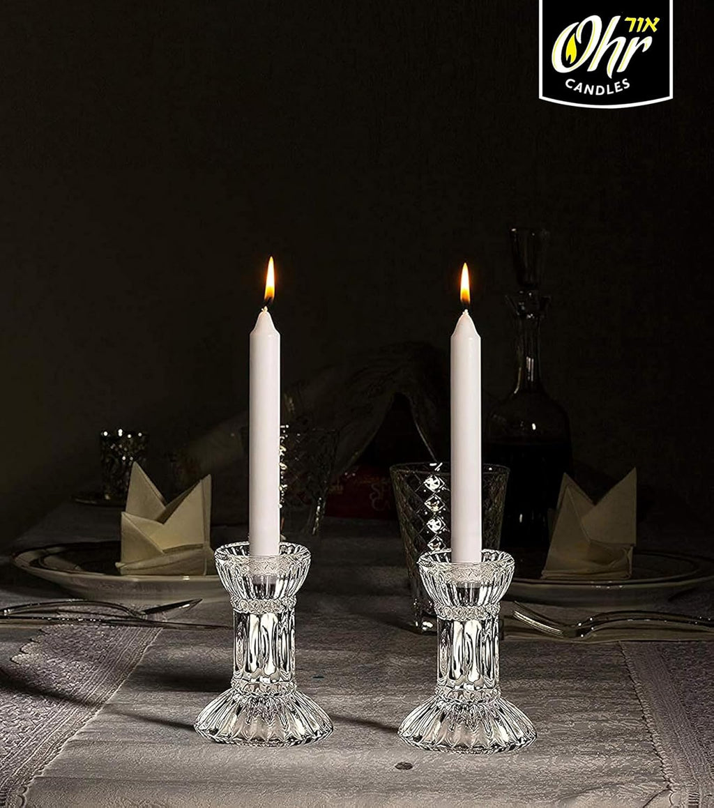 OHR CANDLES Shabbat Candles, Traditional Shabbos Candles, 3 Hour, 72 Count (Pack of 2) (144 Count)
