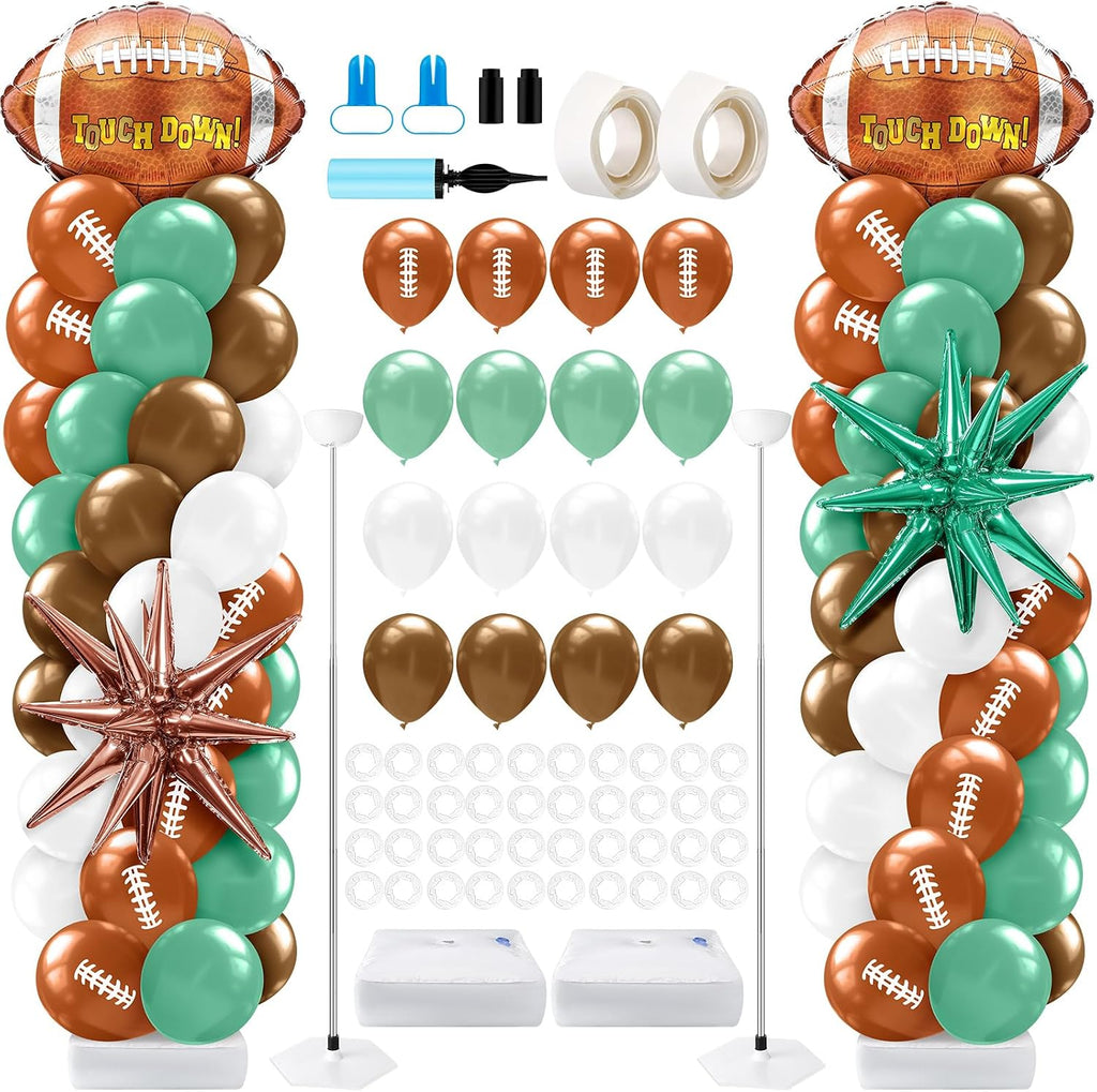 kasyat 2 sets football balloon column stand kit, main product view