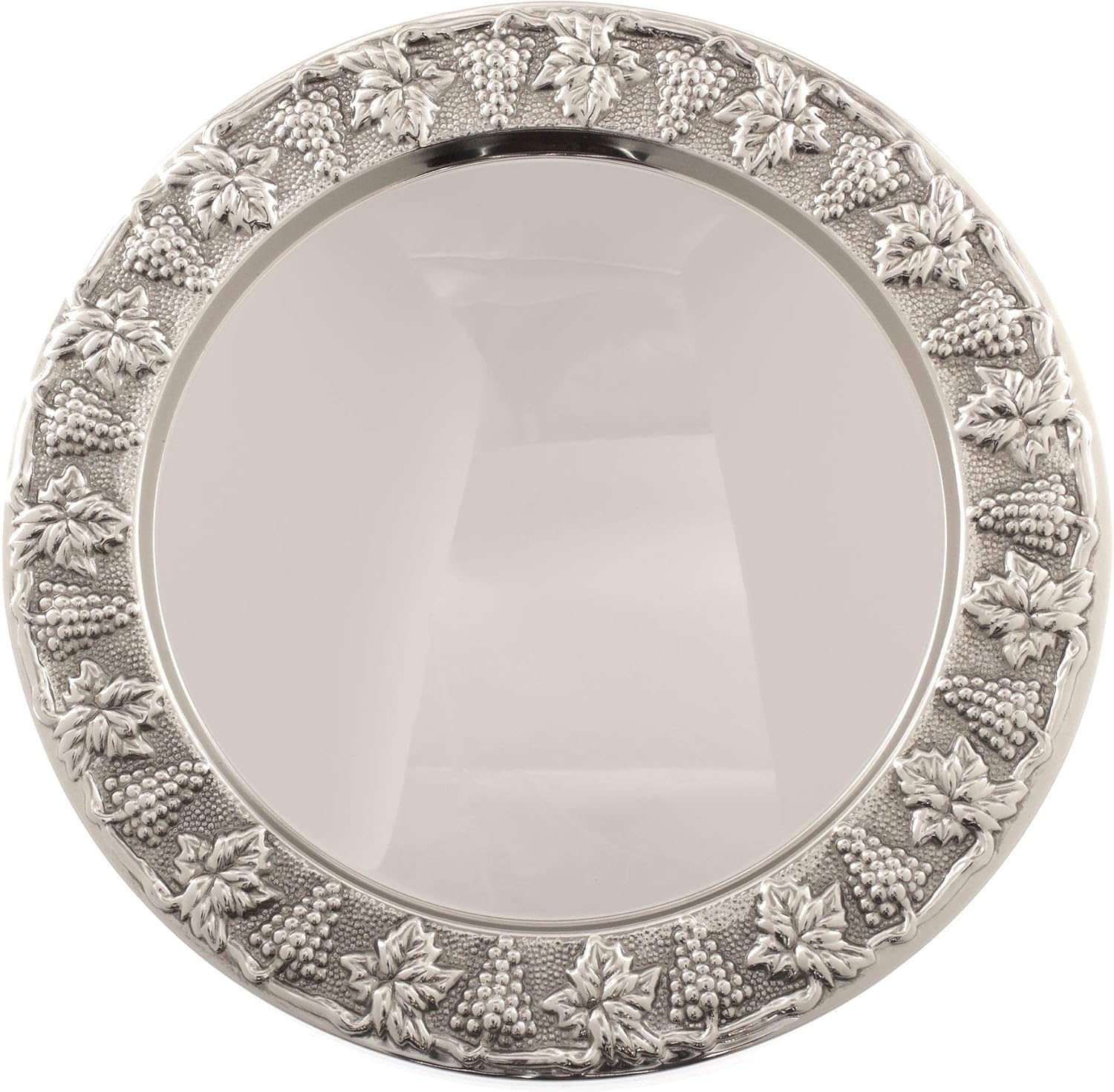 Havdallah set (set Havdalah) for the Shabbat engraving of grapevine, Nickel by Rimmon