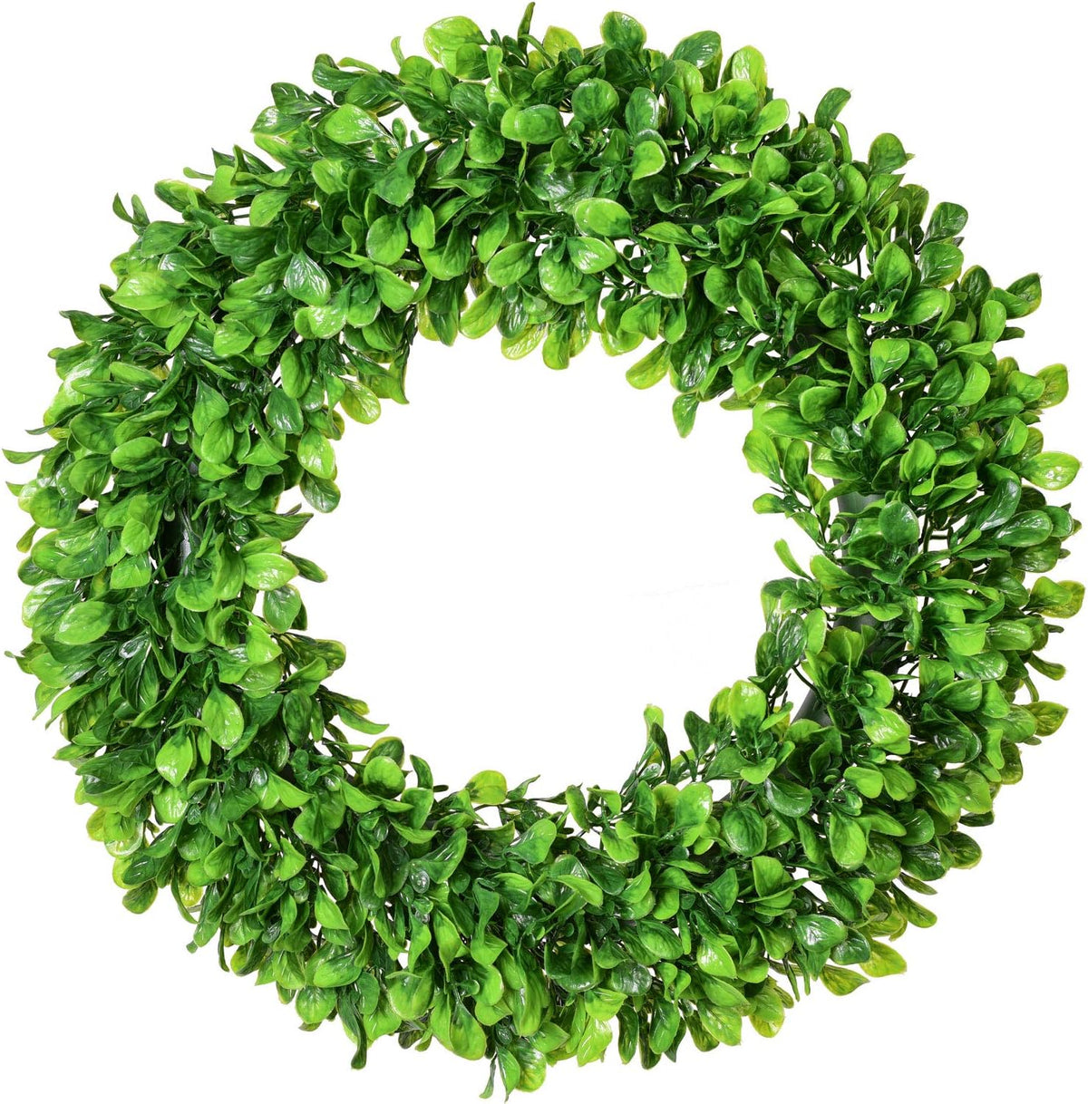 lvydec artificial green leaves wreath - 20" large, main product view