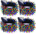 solar christmas lights outdoor 4 pack 152ft 400led, main product view