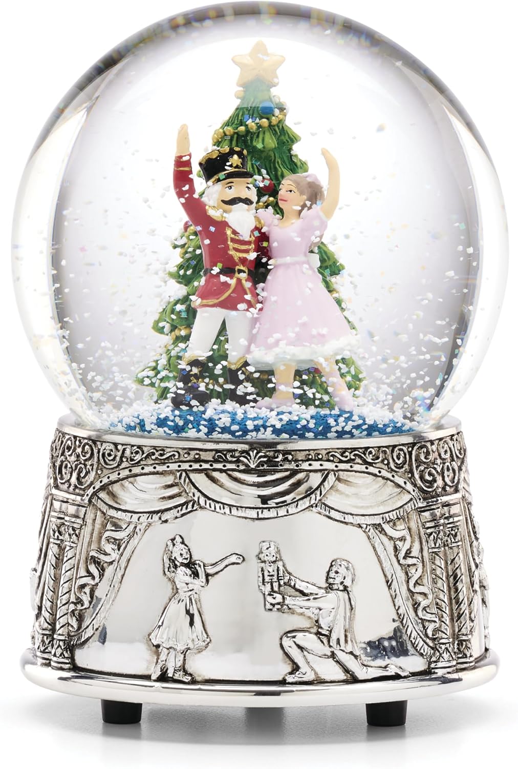 reed & barton 887123 nutcracker suite musical snowglobe, main product view