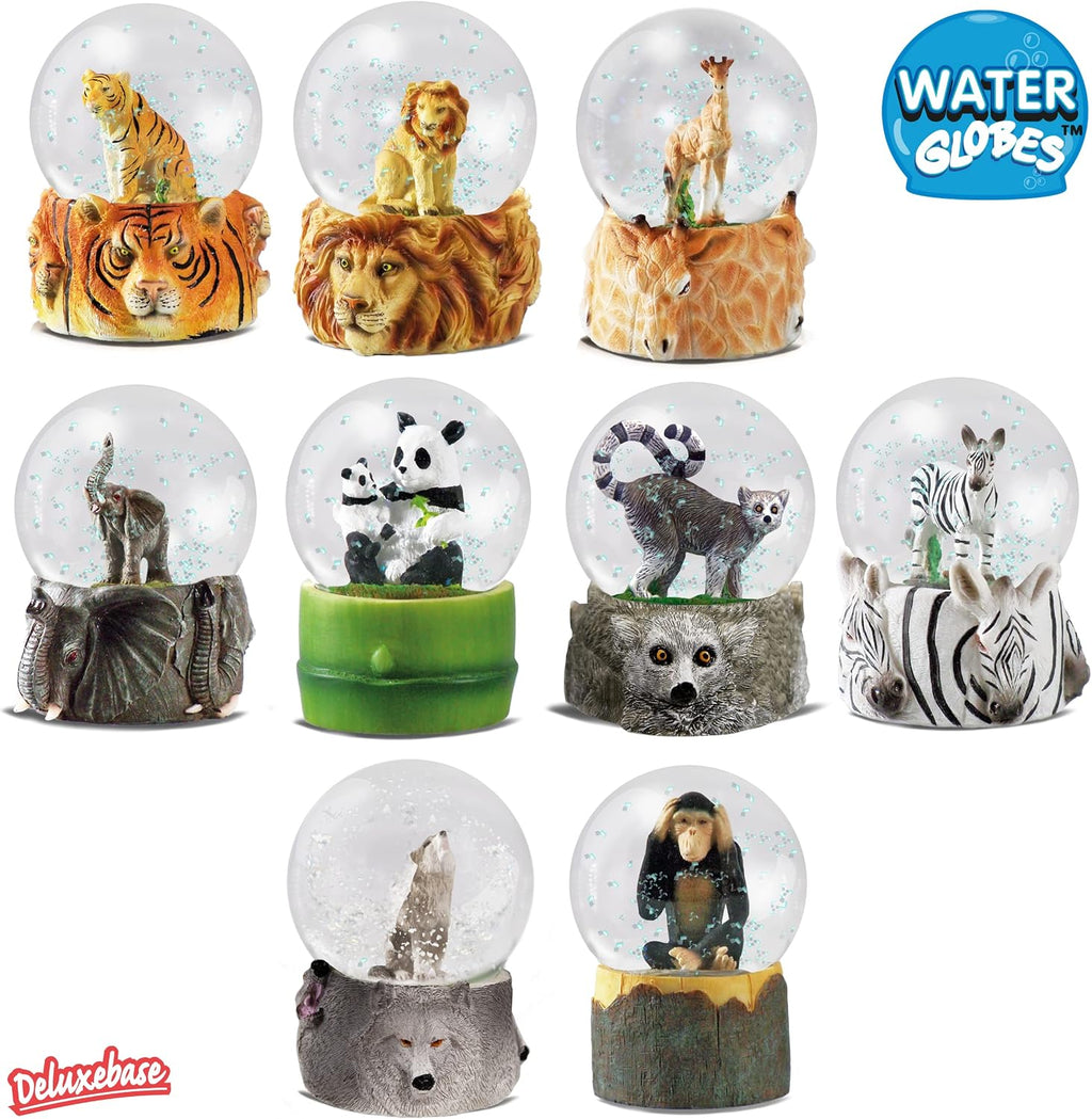 Water Globe - Reef Fish from Deluxebase. Snow Globe with Clown Fish or Blue Tang Figurine. Glass Glitter Globe with Resin Figurine and Molded Base. Great Home Decorations, Novelty Decor and Fish Gift.