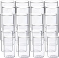 WDHODEC Hurricane Candle Holders 24 PCS, 6" 8" Clear Glass Bud Vases, Cylinder Vase, Pillar Floating Candle Holders for Wedding Birthday Party Centerpiece
