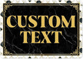 Custom Sign, Custom Street Sign, 11 Font Colors, 13 Font Styles, 4 Hole Options, 22 Sizes, 10x14 Inches, Rust Free DiBound, Fade Resistant, Made in USA by My Sign Center (Marble Tile)