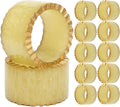 Epoxy Resin Napkin Rings Set of 12 - Handmade Dining Napkin Holder Classic, Everyday, Thanksgiving, Holiday, Christmas, Festive, Party, Gift, Farmhouse Décor (Green) - CLEENTABLE