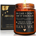 Anniversary Wedding Engagement Scented Soy Candles- Gift for Him Her Girlfriend Boyfriend - Birthday Gifts for Women Men - Mothers Day Love You Gift for Wife - Romantic Valentines for Husband