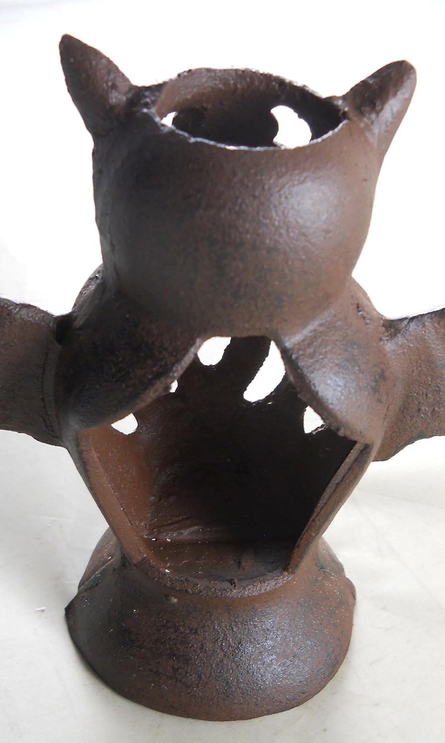 Cast Iron Bat Candle Holder