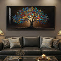 large framed modern tree of life wall art, main product view
