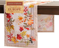 Maison d' Hermine Table Runner 100% Cotton Single Layer Table Runners 72 inches Long for Thanksgiving Christmas Decorations Home Kitchen Dining Party Wedding (Amarante, 14.5" x 72")