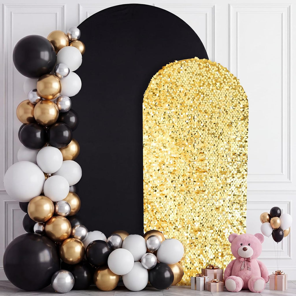 saitimade set of 2 black and gold sequin, main product view