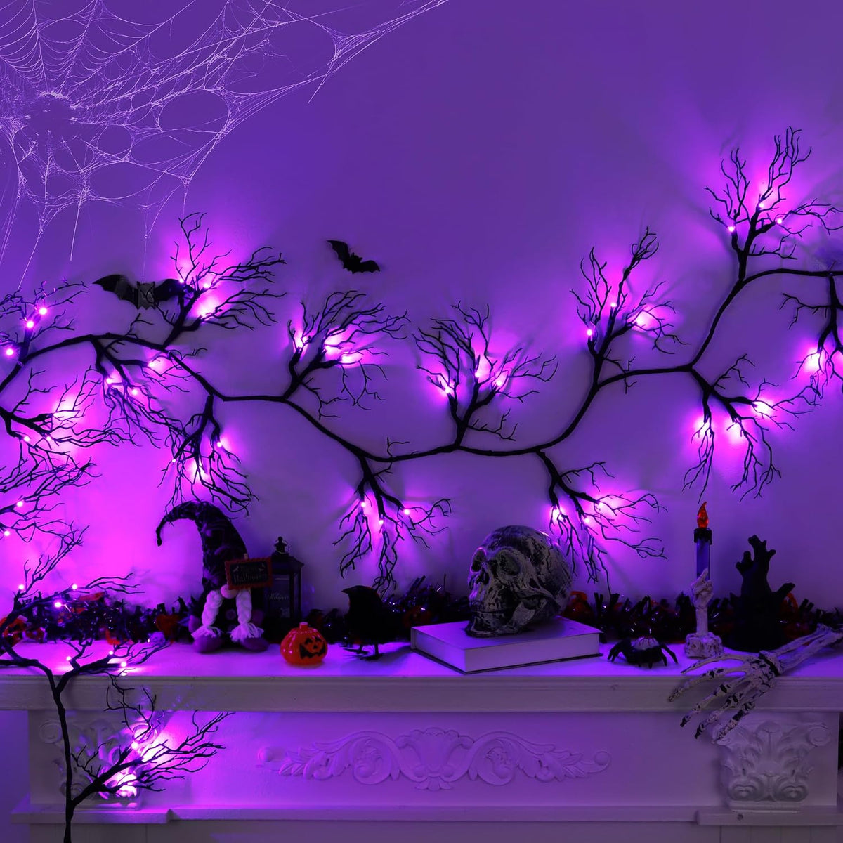 9 ft 66 led willow vine twig decor, main product view