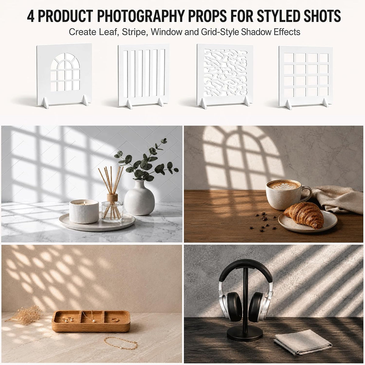 Photo Backdrop for Product Photography, 23 x 17.5 in Tabletop Kit