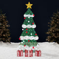 best choice products 6ft lighted 2d christmas tree, main product view