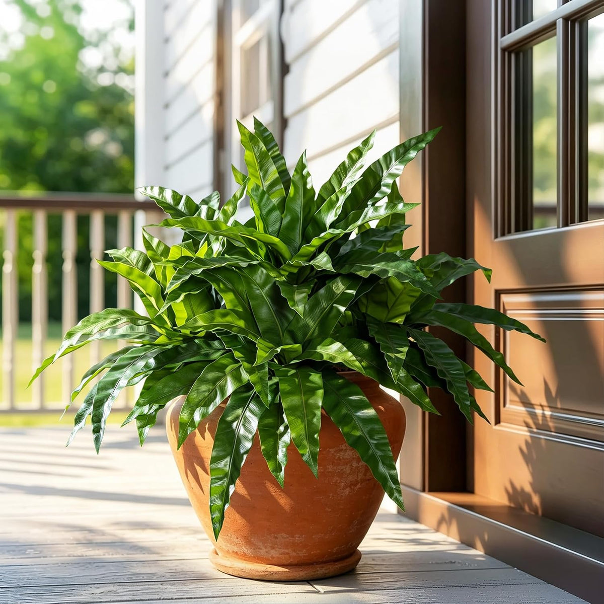4 Pcs Artificial Greenery Stems Fake Bird Nest Fern Faux Branches Artificial ...