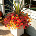 inxugao artificial fall flowers uv fake orchid plant, main product view