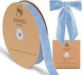 Blue Velvet Ribbon 1'' 25 Yards for Christmas Tree, Gift Wrapping, Flower Bouquet, Wreath Decorations, Bow Making