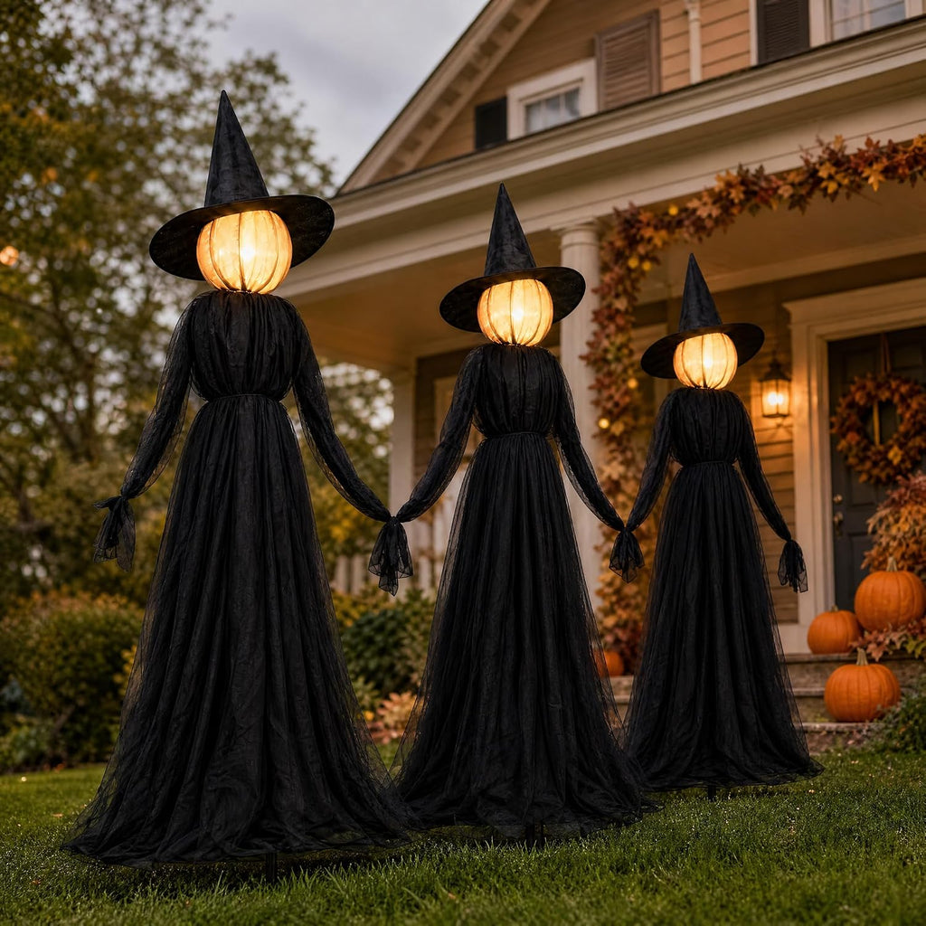 hourleey halloween witch decorations outdoor, 5ft set of, main product view