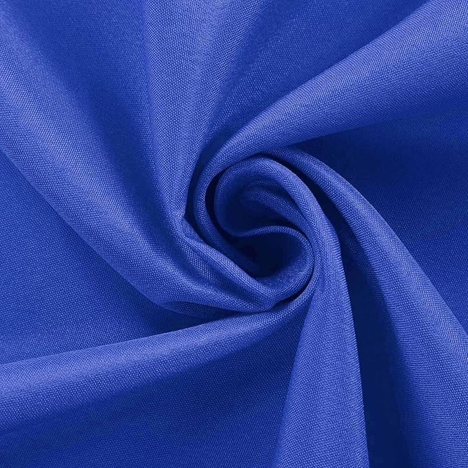 Efavormart Round Tablecloth, 70 Inch Stain & Wrinkle Resistant Washable Table Cloth, Decorative Polyester Fabric Table Cover for Banquet, Wedding, Dining- Royal Blue