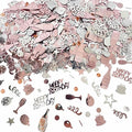 Pink Happy Birthday Confetti, Birthday Decorations Confetti Metallic Foil Table Scatter Decorations for Party Decor, Baby Shower Decor for Gilrs Women, DIY Arts and Crafting