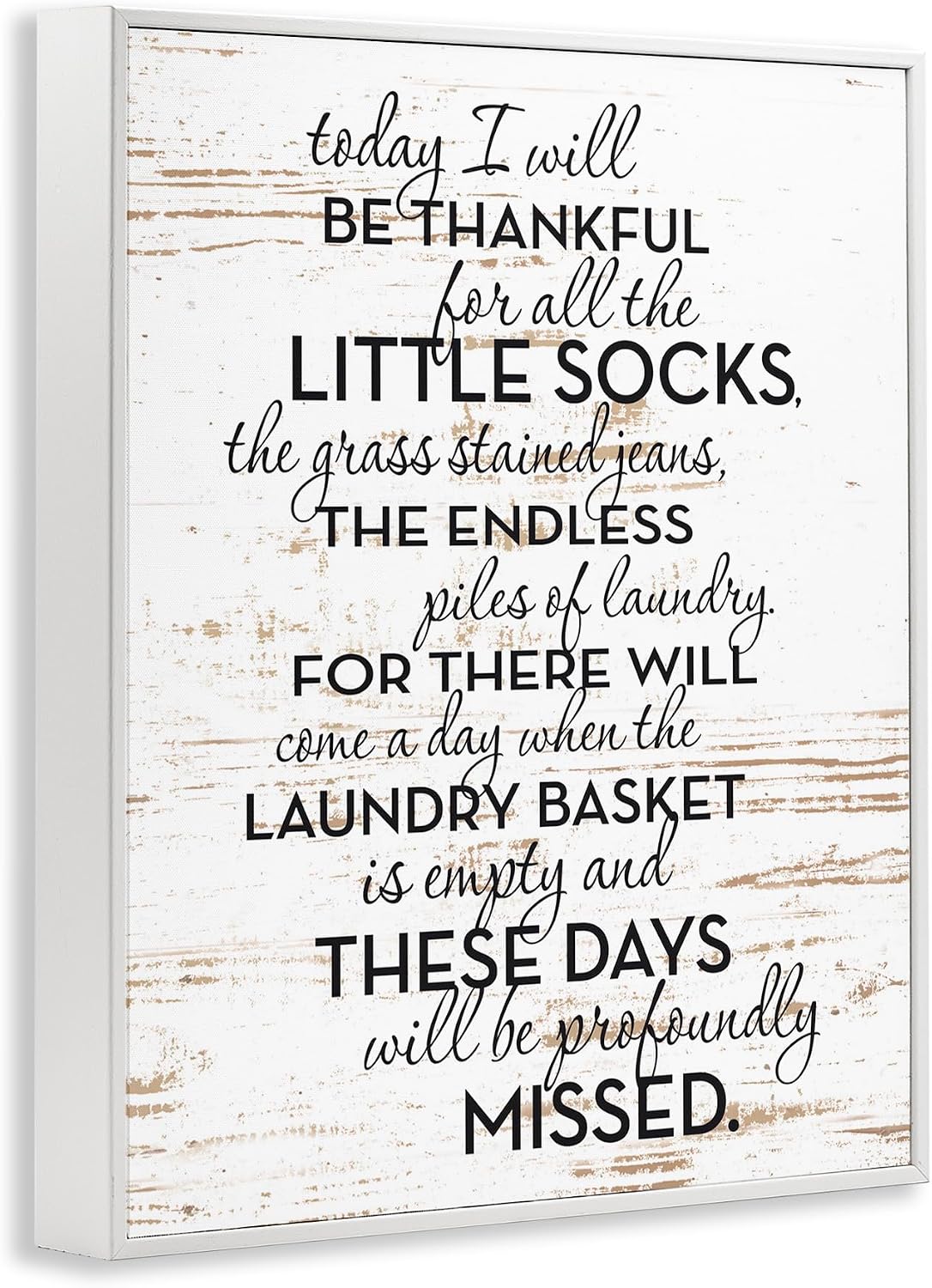 'Rustic Parenthood Phrase'| Framed Giclee Art | Stupell Industries | White, 24 x 30 Inches, Easy to Hang and Sturdy, Made in USA, by Lettered and Lined