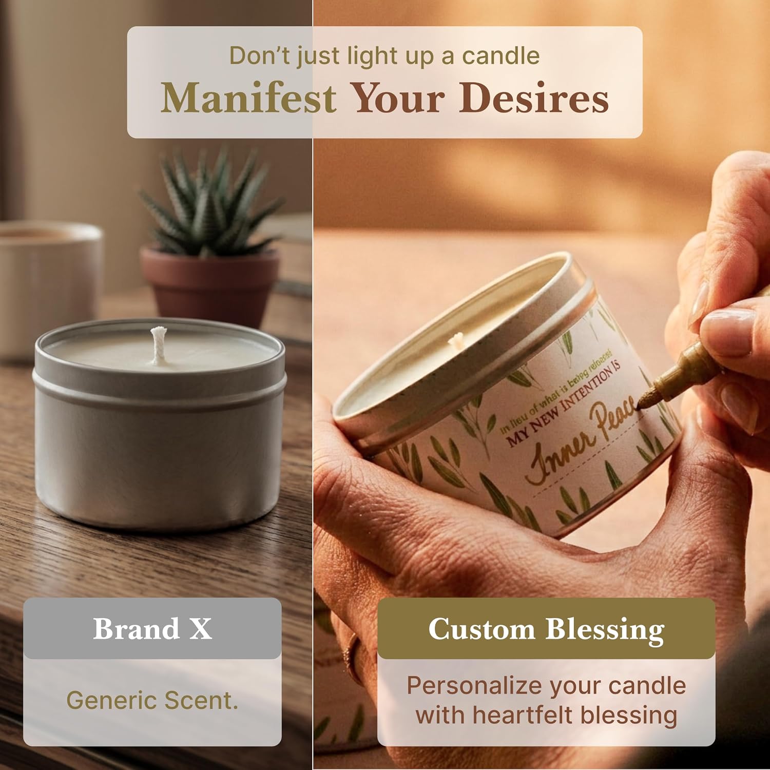 Magnificent 101 Long Lasting Pure Sage Candle - 6 Oz - 35 Hour Burn Time - Organic, All Natural, Soy Wax Candle for Energy Cleansing & Calm, Soothe - Spiritual