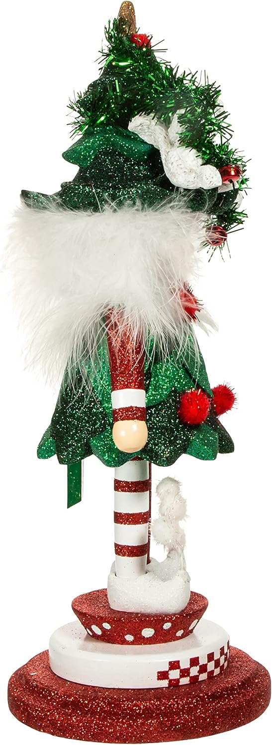 14-inch hollywood cats in tree hat nutcracker on a desk or shelf