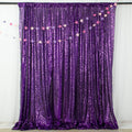ShinyBeauty Sequin Backdrop Curtain Purple 5FTx10FT Sparkly Wedding Drapes Glitter Curtain for Parties Purple Photography Backdrops Sequin-Backdrop