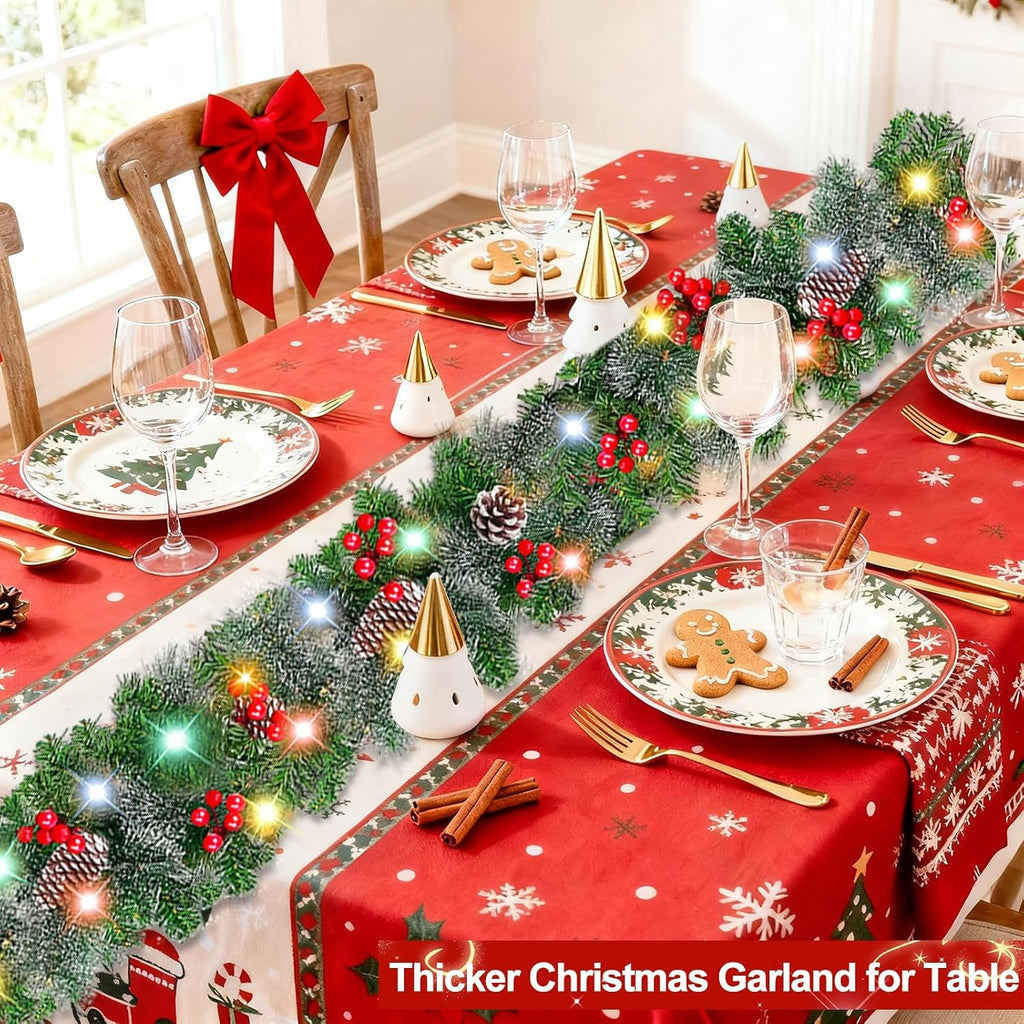 timer - 9ft by 10 inch prelit christmas on a desk or shelf