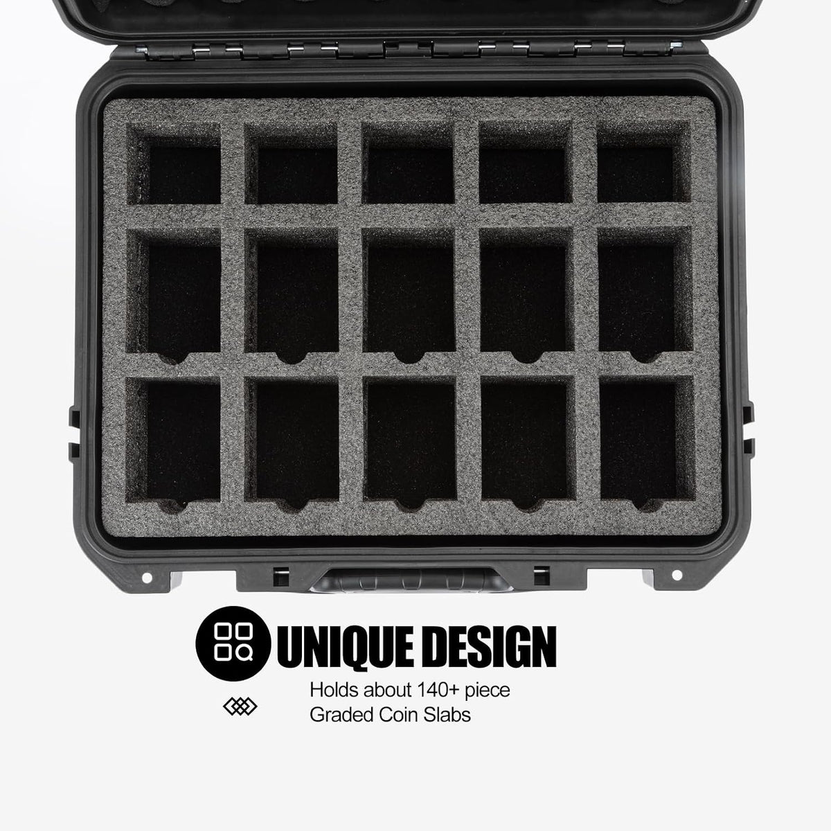 Coin Slabs Case Compatible with 140+ PCGS or NGC Coin Slabs, Waterproof Coin ...