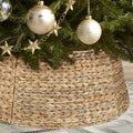 5-piece rattan christmas tree collar - 26" rustic, main product view