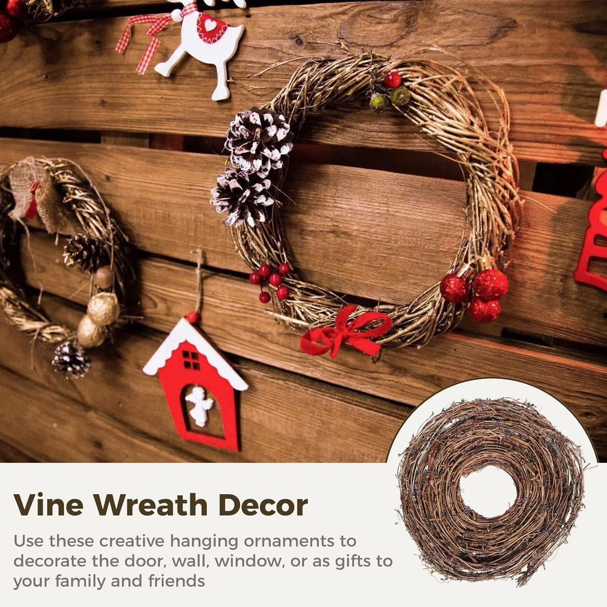 grapevine garland - diy crafts natural grapevine twig showing dimensions