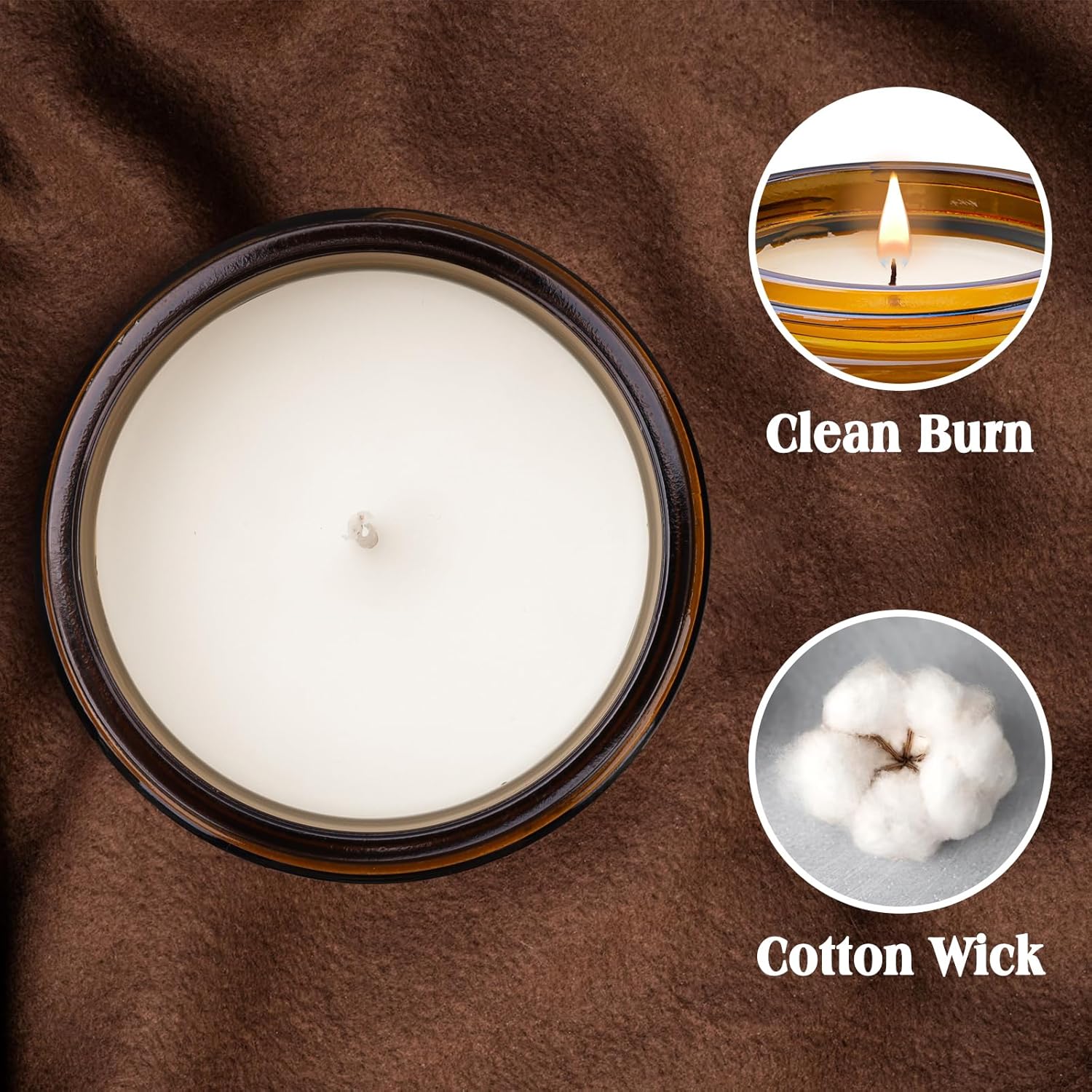 Homsolver 50th Birthday Gift for Her Him, Happy 50th Birthday Candles Gifts for Women Men, Funny 50 Years Old Decorations Ideas- Lavender Scented Candle