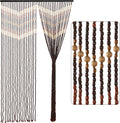 35.5" x 75" boho wood bead curtain for, main product view