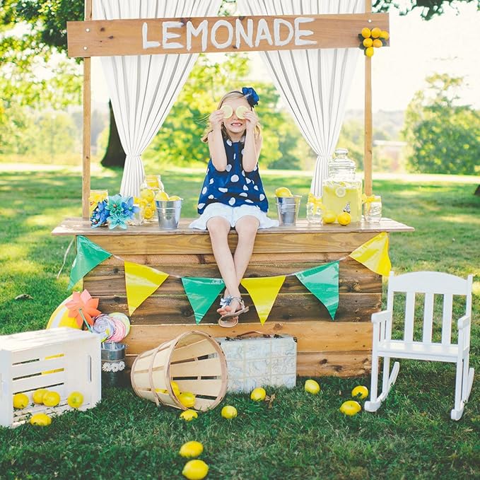 DWCN 10x8 FT Ivory Backdrop Curtains for Parties, Photography Backdrop Drapes with Rod Pockets for Wedding Decorations Stage Birthday Family Gatherings, 2 Panels 5ft x 8ft
