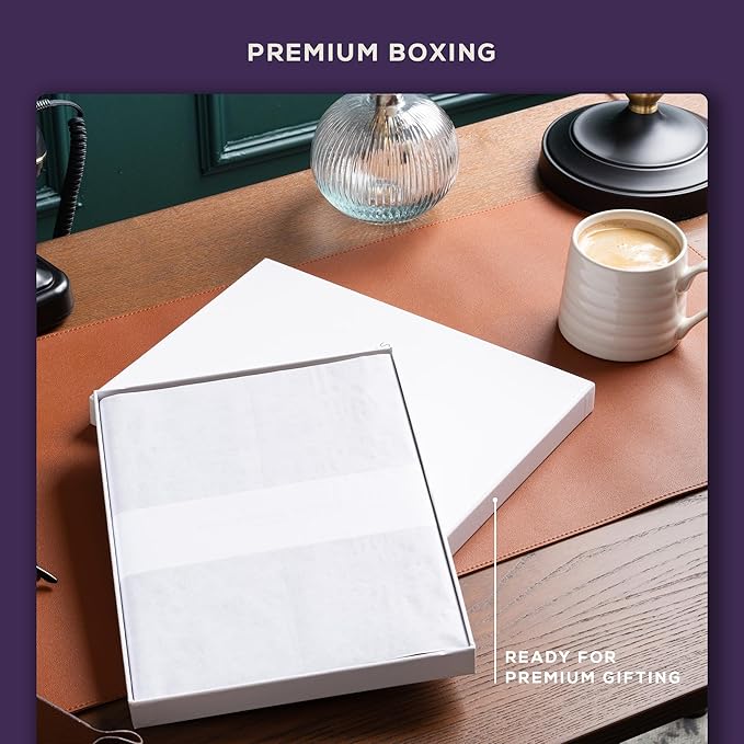 Beechmore Books A4 Sketchbook – 8.5x11 Premium Vegan Leather Bound Large Sketch Book Hardcover with 156 Thick 160gsm Perforated Ivory Pages, Blank Sketch Pad, Gift Boxed, Back Pocket, Ribbon Bookmark