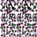 8Pcs 63Ft Purple Rose Garland, Fake Rose Hanging Flowers, Artificial Flower Vine, Hanging Floral Vine Garland for Wedding, Birthday Party, Wall Arch, Halloween, Christmas Garden Backdrop Decor
