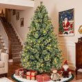 hykolity 6 ft prelit christmas tree with pine, main product view