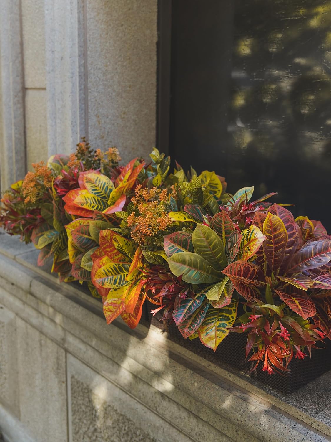 party joy 12 bunches artificial fall flowers, fake, package contents
