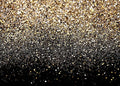 SJOLOON Black and Gold Backdrop Gold Spots Backdrop Vinyl Photography Backdrop Vintage Background for Family Birthday Party Newborn Studio Props 11547(10x8FT)